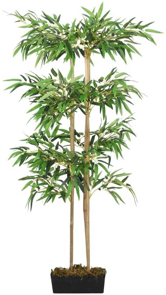 Dirbtinis bambukas, žalios spalvos, 180cm, 1216 lapų