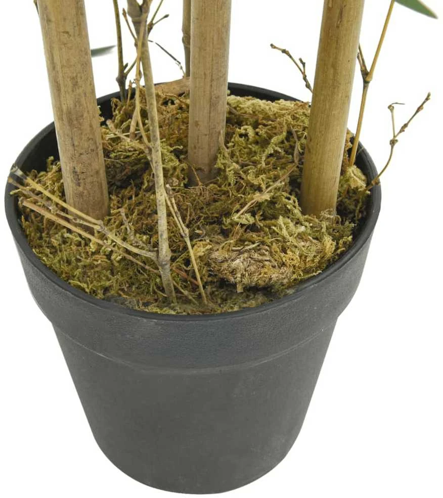 Dirbtinis bambukas, žalios spalvos, 80cm, 500 lapai