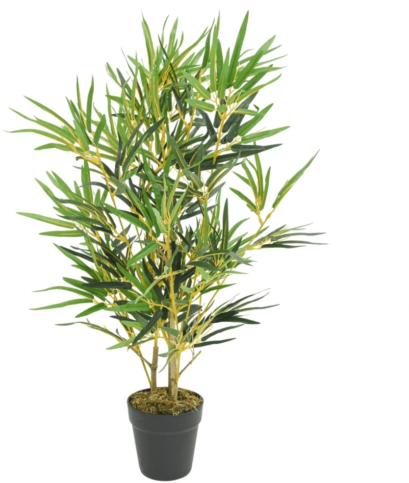 Dirbtinis bambukas, žalios spalvos, 80cm, 368 lapai