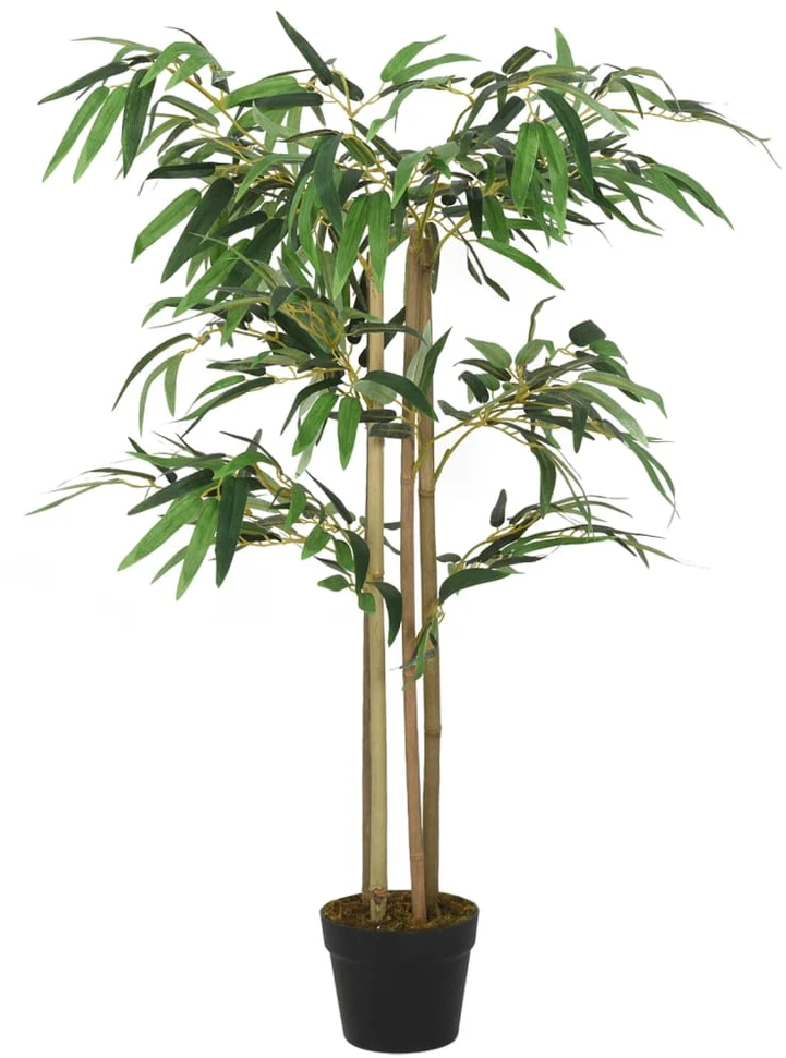 Dirbtinis bambukas, žalios spalvos, 80cm, 380 lapai