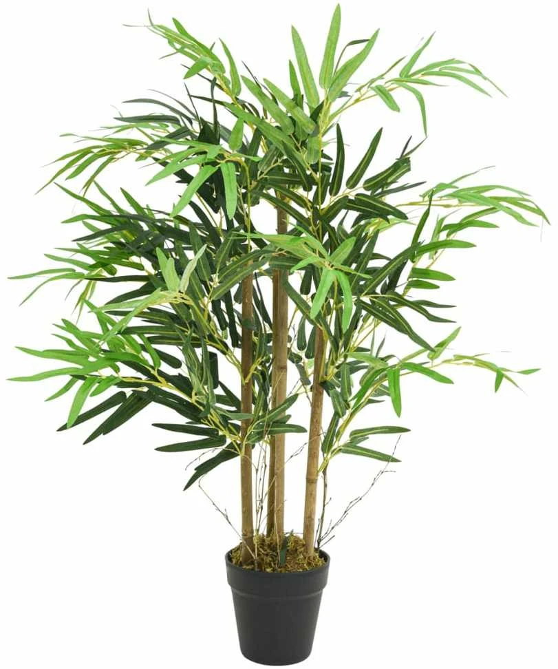 Dirbtinis bambukas, žalios spalvos, 80cm, 500 lapai