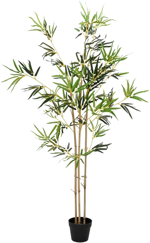 Dirbtinis bambuko medis Žalia 55 x 16 x 150 cm