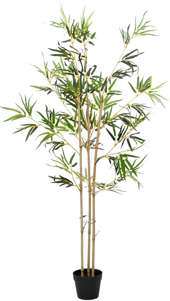 Dirbtinis bambuko medis Žalia 55 x 16 x 150 cm