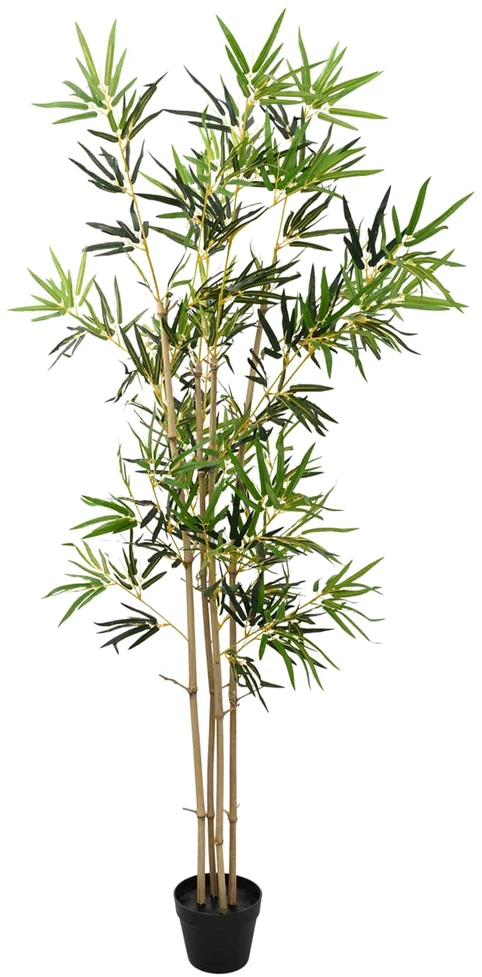 Dirbtinis bambuko medis Žalia 75,5 x 18 x 175 cm