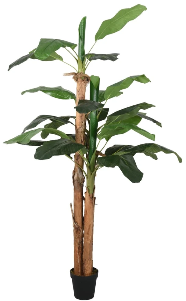 Dirbtinis bananmedis, žalios spalvos, 200cm, 22 lapai
