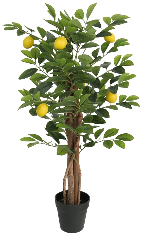 Dirbtinis citrinmedis su trimis kamienais, žalias, 85cm, PP