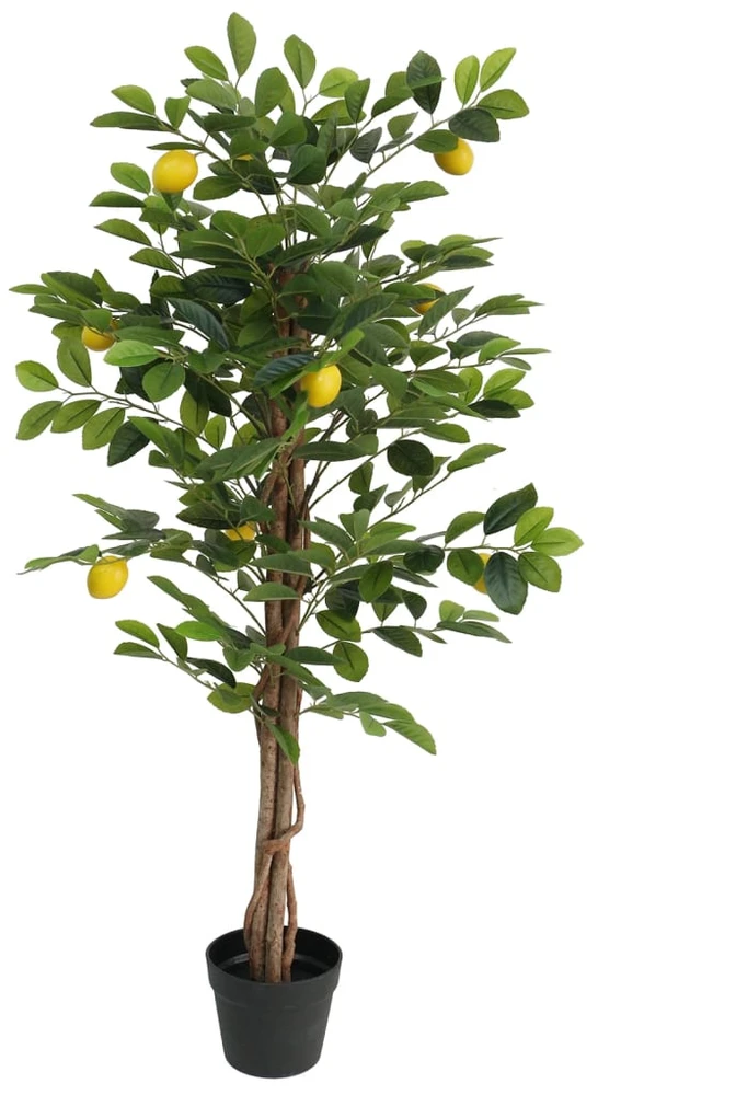 Dirbtinis citrinmedis su trimis kamienais, žalias, 120cm, PP
