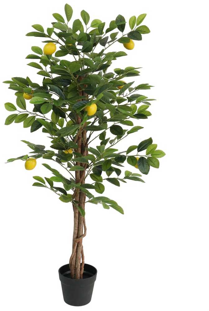 Dirbtinis citrinmedis su trimis kamienais, žalias, 120cm, PP