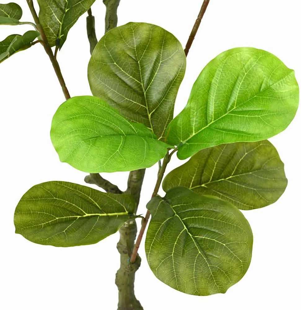 Dirbtinis fikusas, žalios spalvos, 125cm, 30 lapai