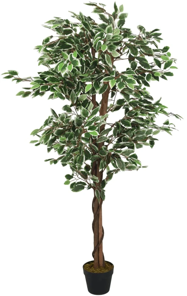 Dirbtinis fikusas, žalios spalvos, 150cm, 756 lapai