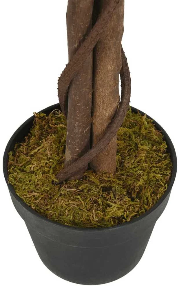 Dirbtinis fikusas, žalios spalvos, 200 cm, 1260 lapai