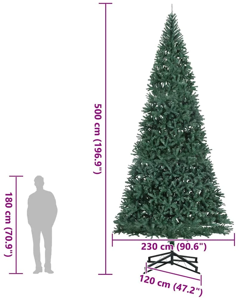 Žalia 500 cm PVC