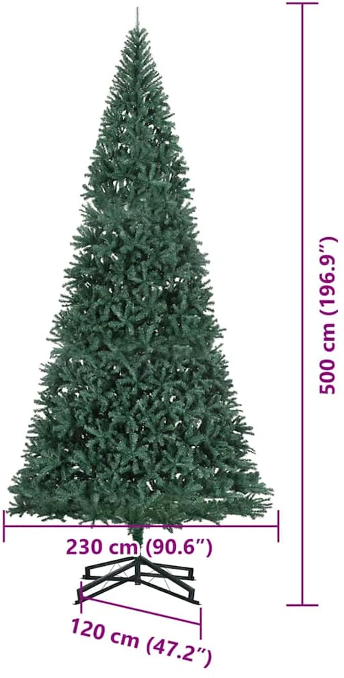 Žalia 500 cm PVC