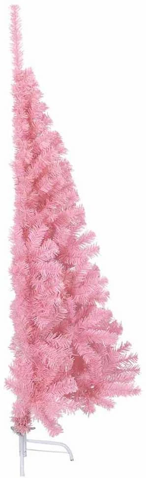 Dirbtinis prieššventinis eglutė su šviesomis Rožinė 150 cm PVC