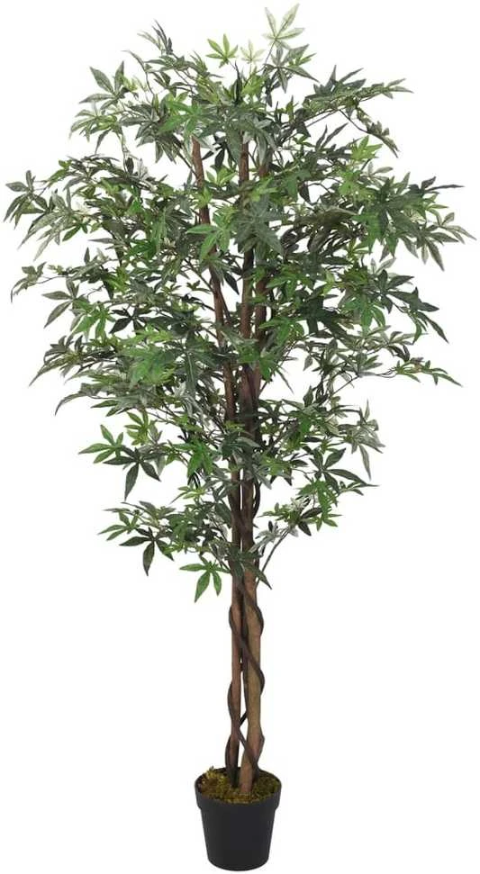 Dirbtinis klevas, žalios spalvos, 150cm, 504 lapai