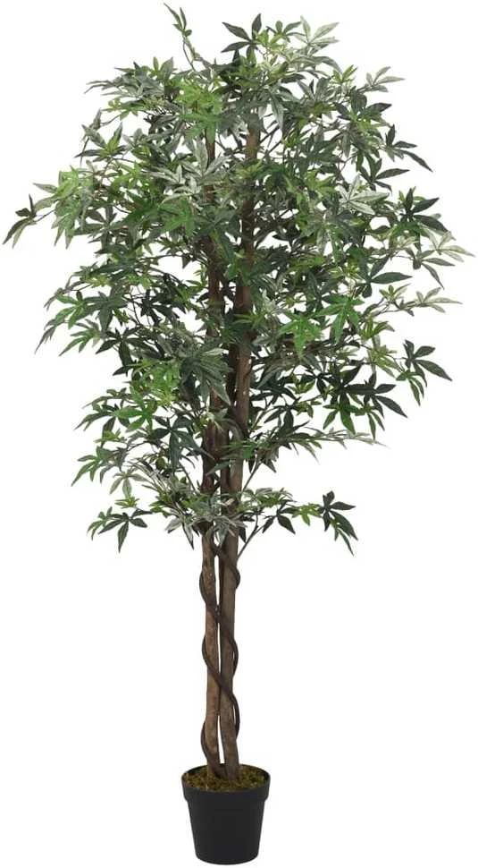 Dirbtinis klevas, žalios spalvos, 180 cm, 672 lapai