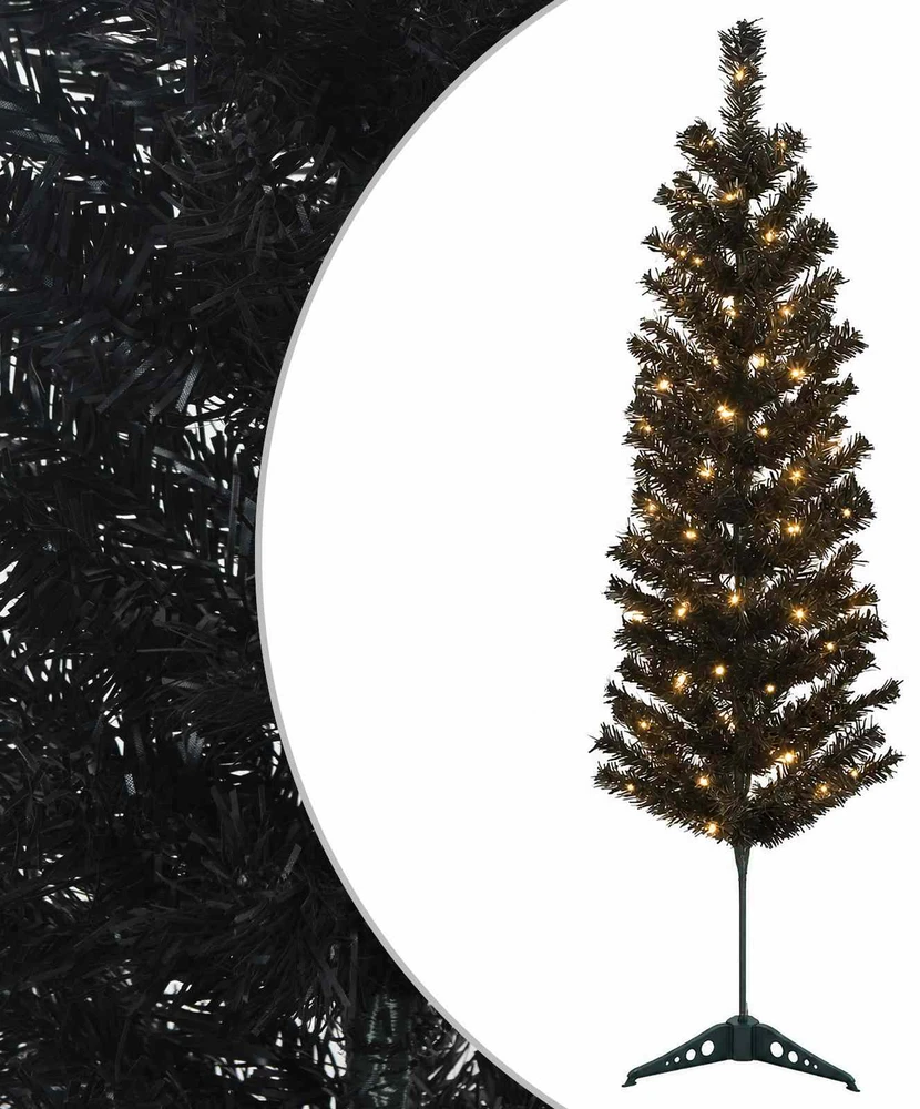 Dirbtinis lieknas Kalėdų medis 150 cm 150 LED Šilta balta