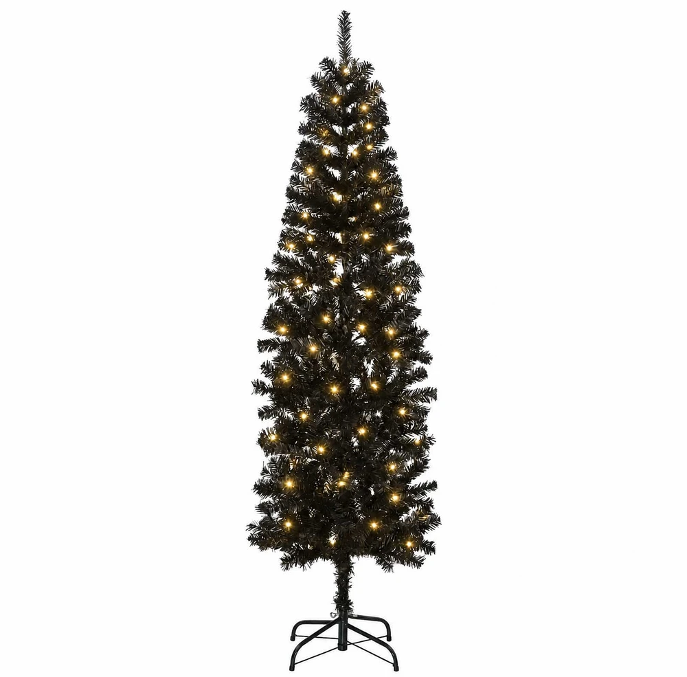 Dirbtinis lieknas Kalėdų medis 180 cm 300 LED Šilta balta