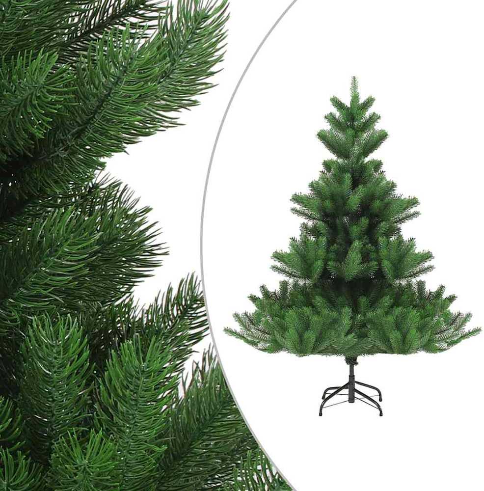 Dirbtinis normandiškas kėnis su LED/žaisliukais, žalias, 210cm