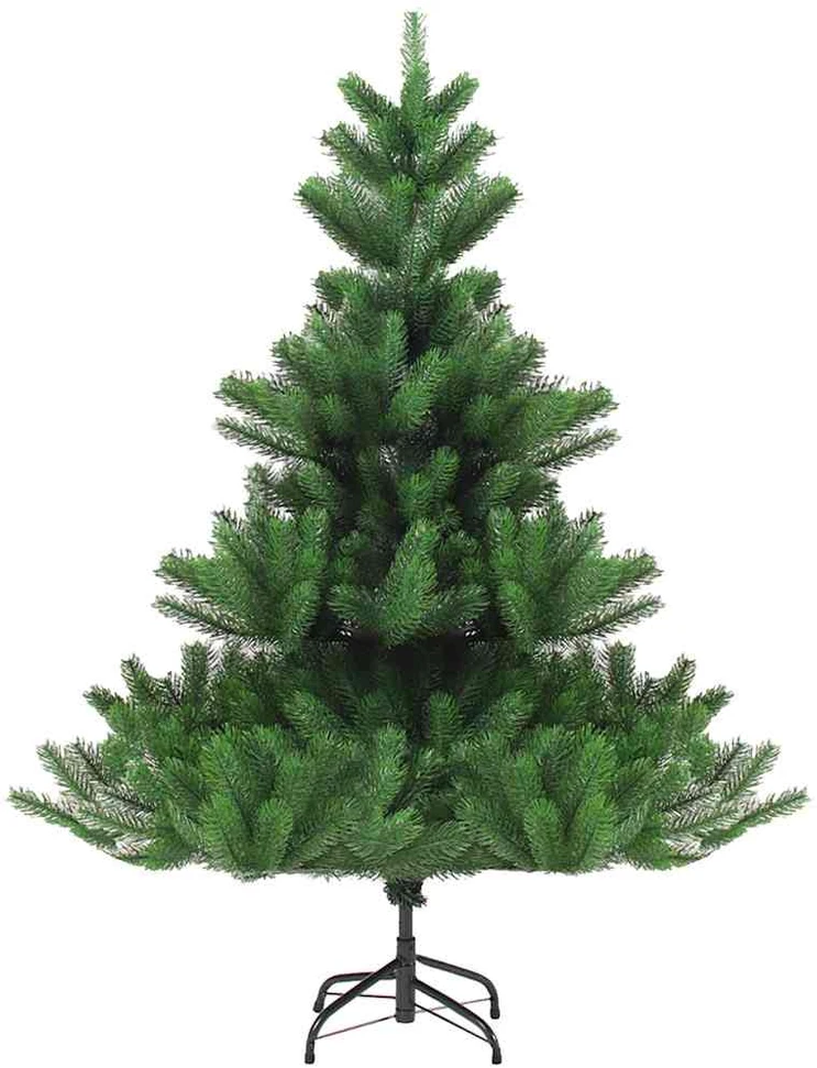 Dirbtinis normandiškas kėnis su LED/žaisliukais, žalias, 150cm