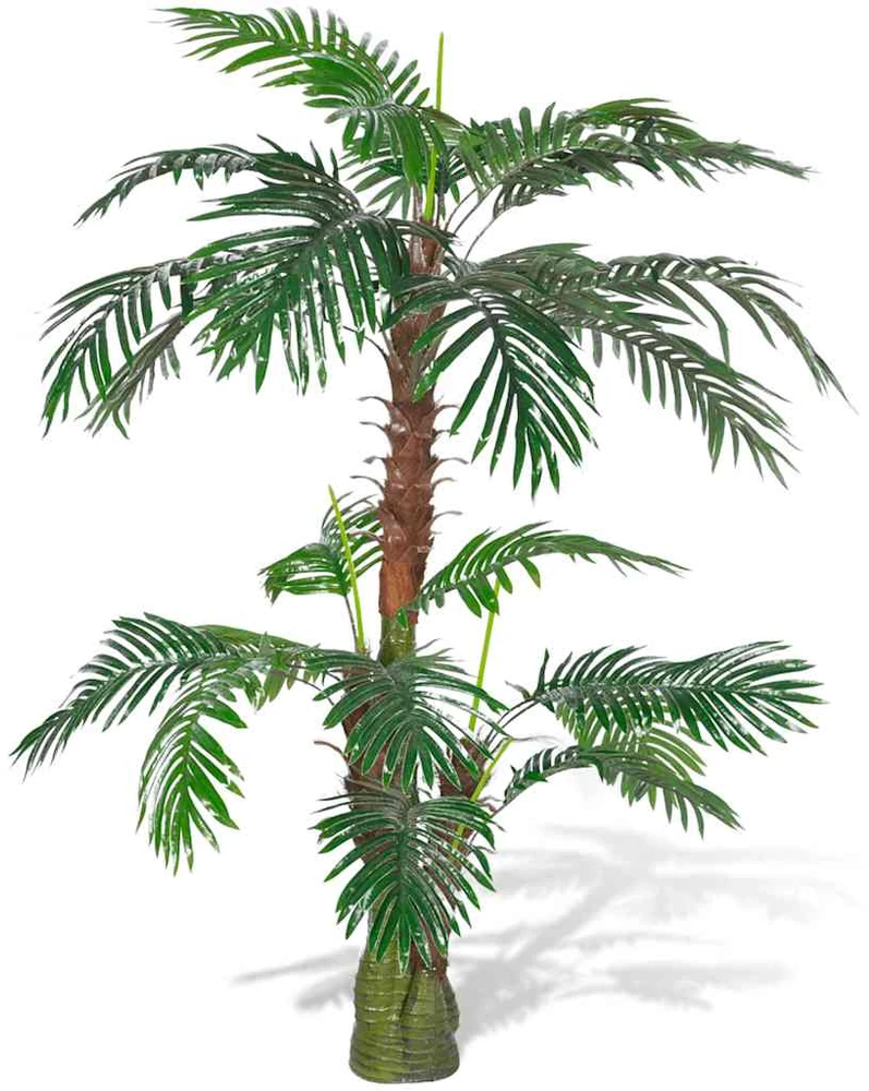 Dirbtinis paprastasis cikas su vazonu, žalias, 150 cm