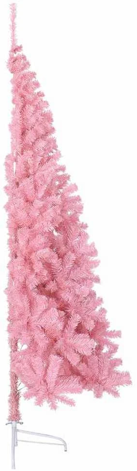 Dirbtinis prieššventinis eglutė su šviesomis Rožinė 180 cm PVC