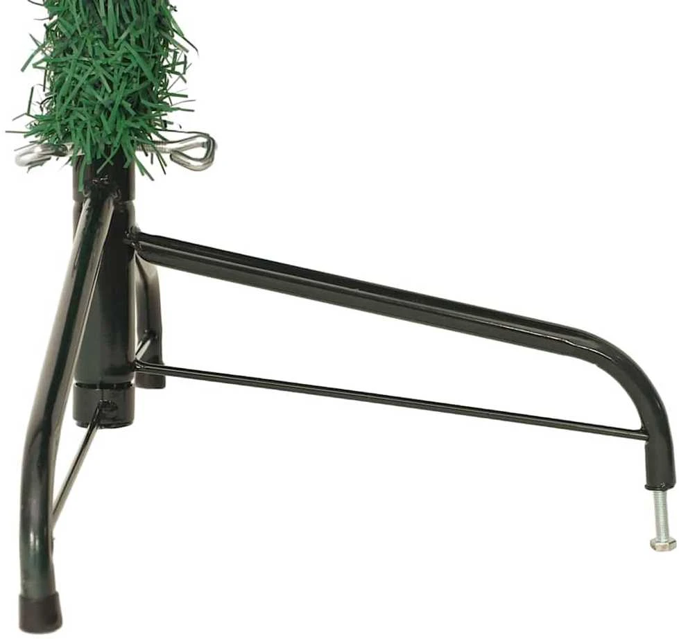 Dirbtinis prieššventinis eglutė su šviesomis Žalia 240 cm PVC