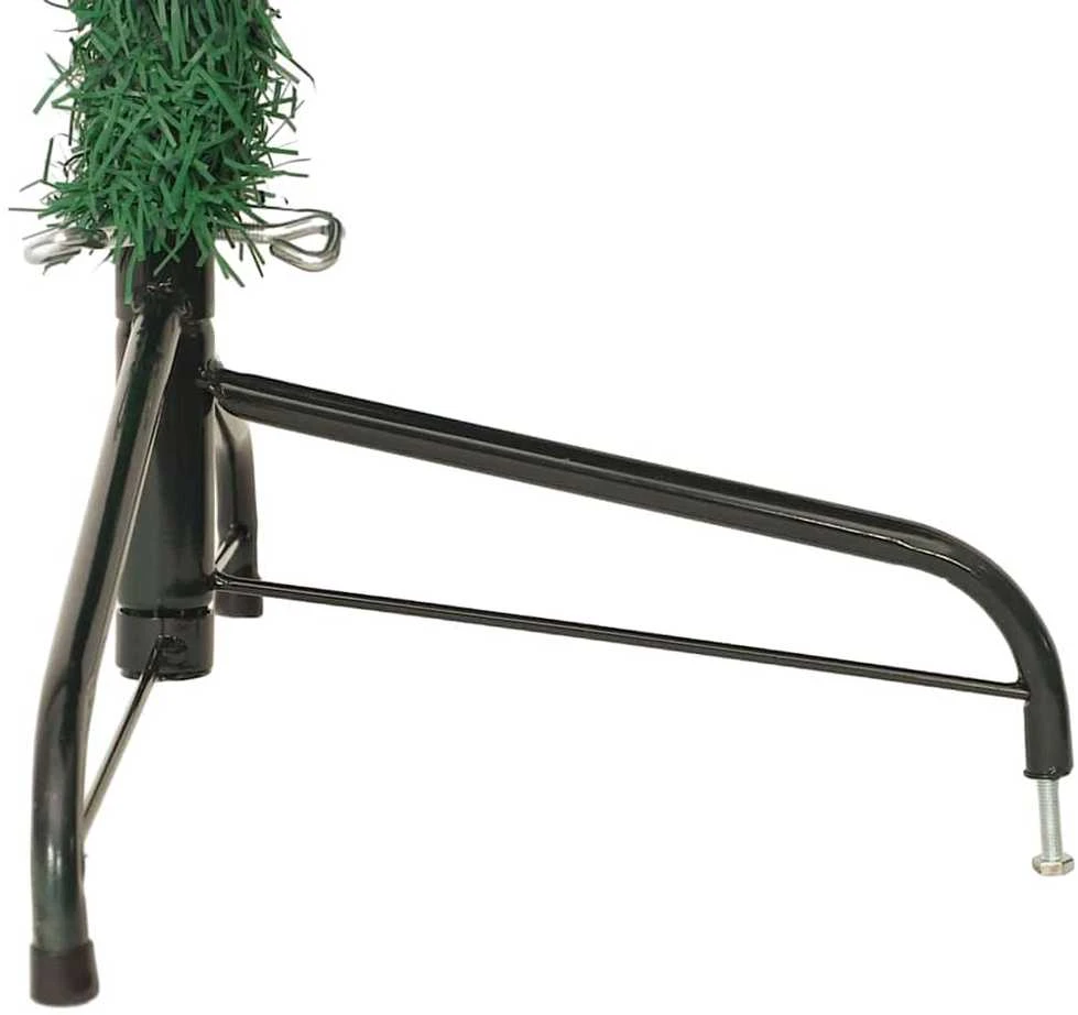 Dirbtinis prieššventinis eglutė su šviesomis Žalia 210 cm PVC