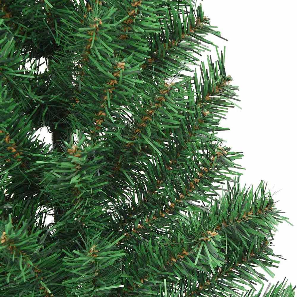 Dirbtinis prieššventinis eglutė su šviesomis Žalia 240 cm PVC