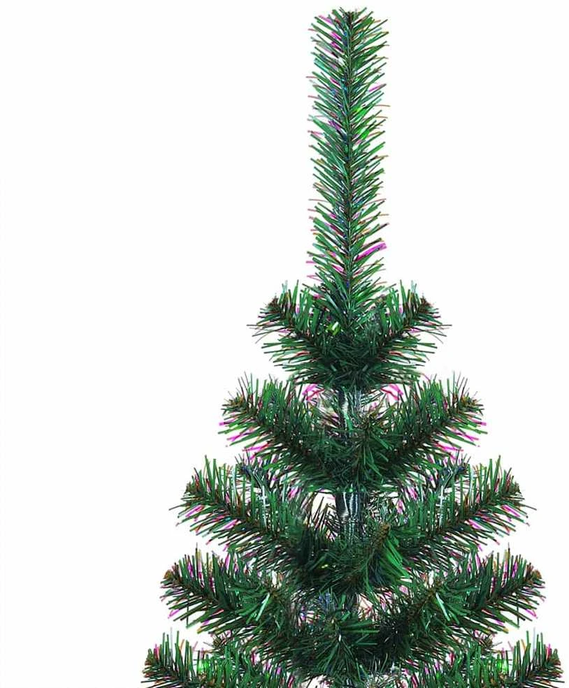 Dirbtinis prieššventinis eglutė su šviesomis Žalia 150 cm