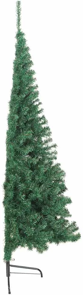 Dirbtinis prieššventinis eglutė su šviesomis Žalia 240 cm PVC