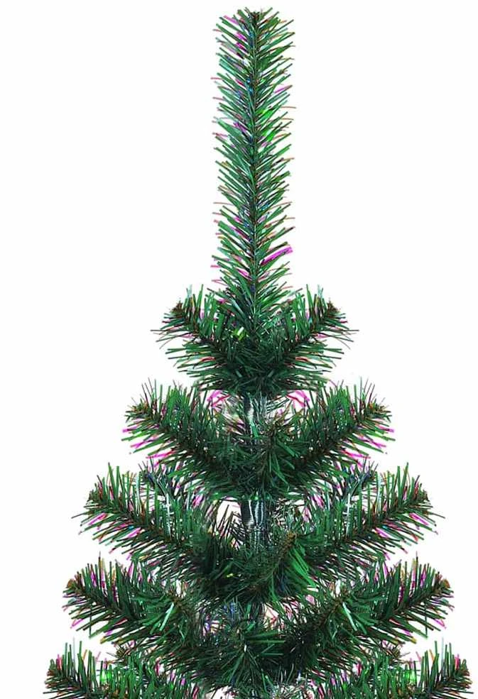 Dirbtinis prieššventinis eglutė su šviesomis Žalia 210 cm