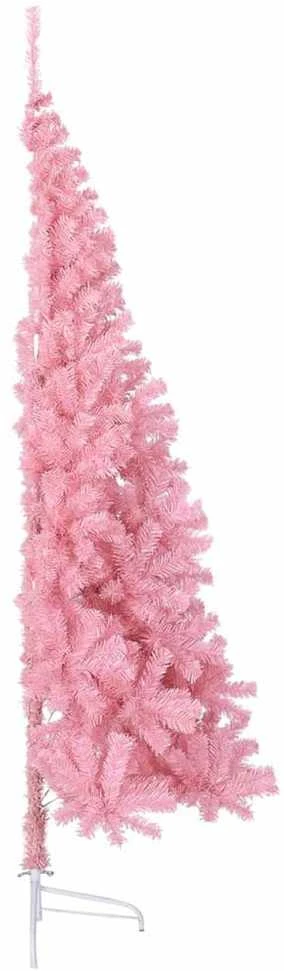 Dirbtinis prieššventinis eglutė su šviesomis Rožinė 180 cm PVC