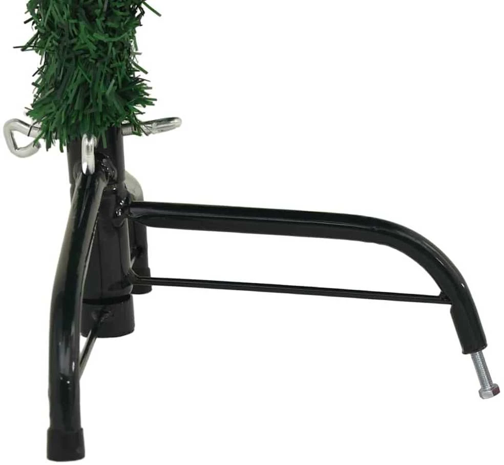 Dirbtinis prieššventinis eglutė su šviesomis Žalia 150 cm PVC