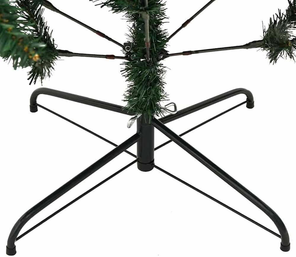 Dirbtinis sulankstomas Kalėdų medis su 300 LED Žalia 180 cm