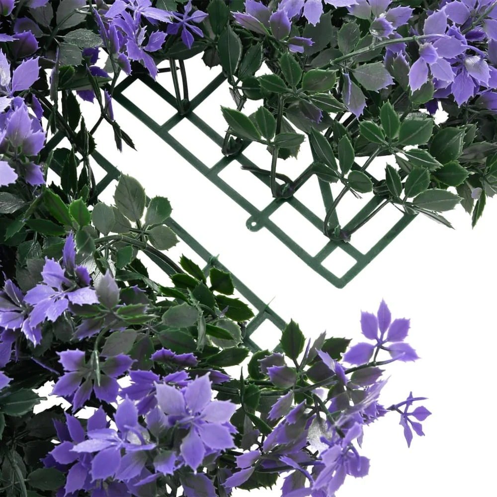 Dirbtinių lapų tvoros, 24vnt., violetinės, 40x60cm