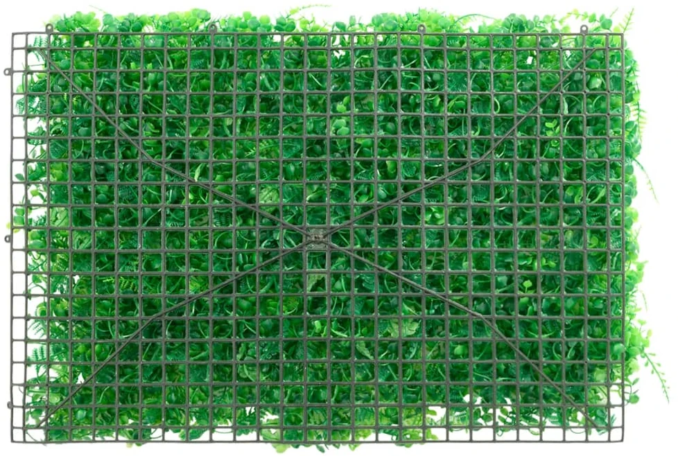 Dirbtinių paparčio lapų tvoros, 24vnt., žalios, 40x60cm