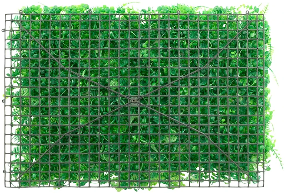 Dirbtinių paparčio lapų tvoros, 6vnt., žalios, 40x60cm