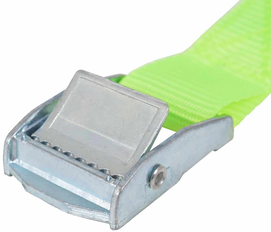 Dirželiai 10 vnt, 0,25 tonų, 5mx25mm, fluorescenciniai žali