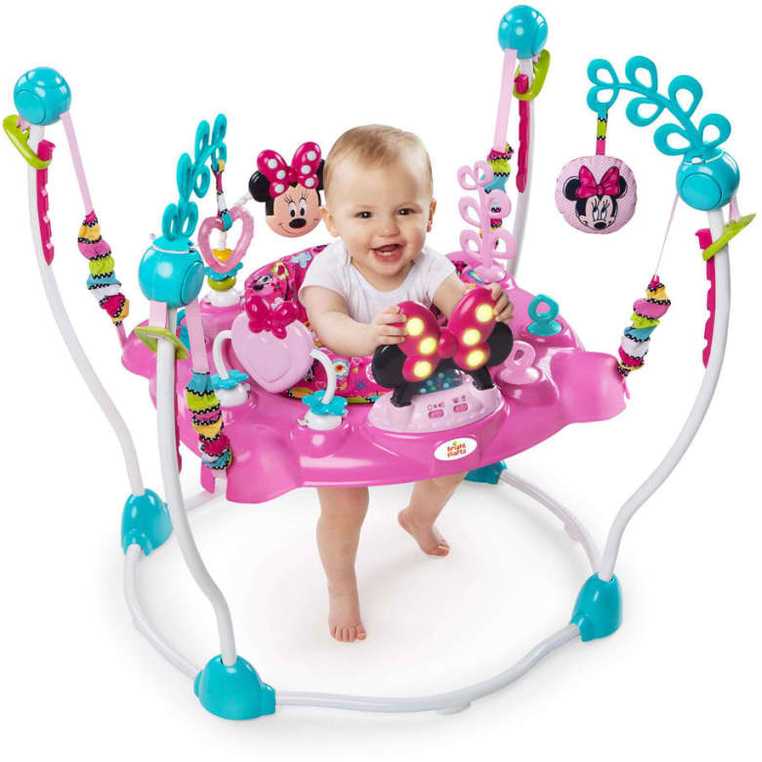 Bright Stars Disney Kūdikio kėdutė Minnie Mouse, rožinė K10299