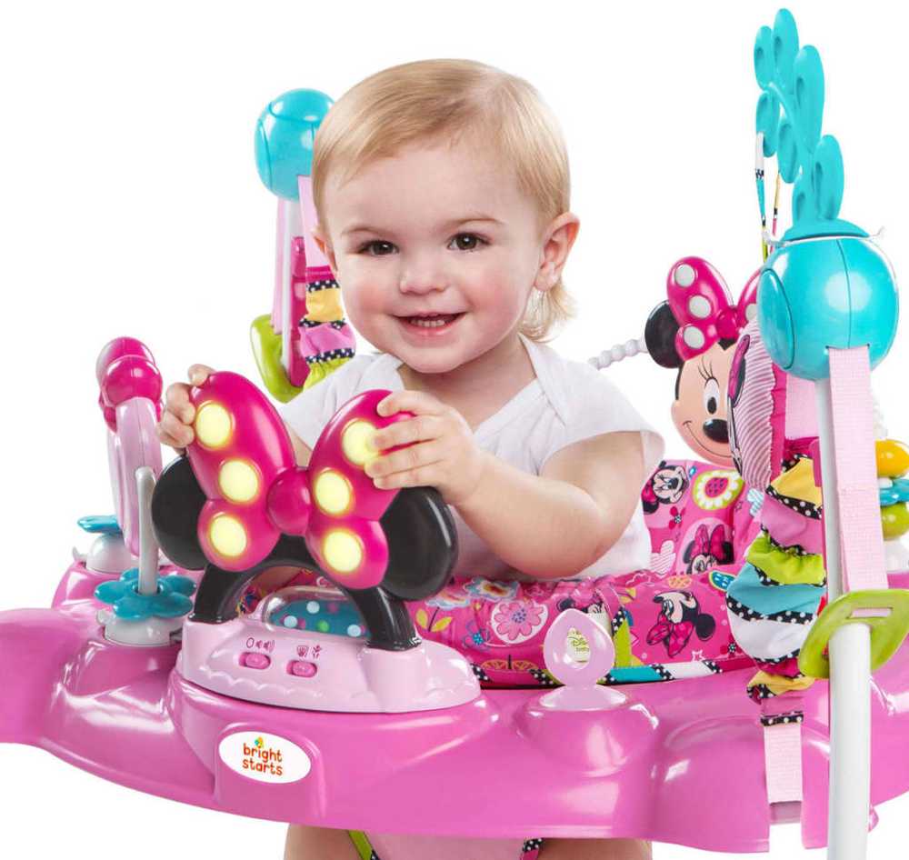 Bright Stars Disney Kūdikio kėdutė Minnie Mouse, rožinė K10299