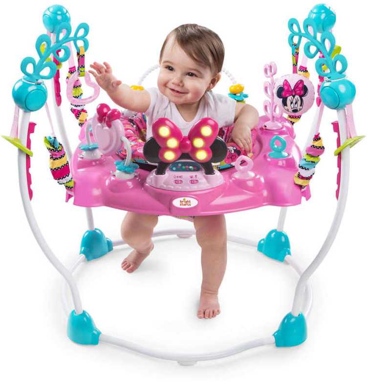 Bright Stars Disney Kūdikio kėdutė Minnie Mouse, rožinė K10299