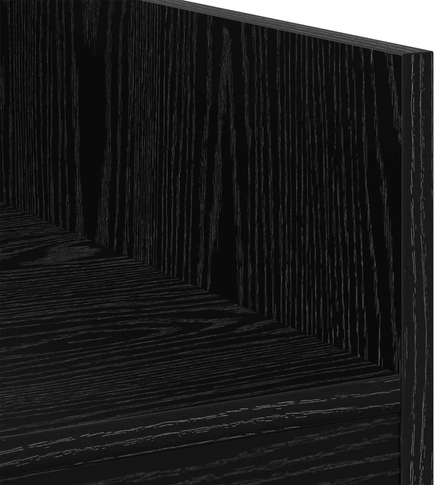 DJ stalas Juodojo ąžuolo 102 x 45 x 102 cm Apdirbta mediena