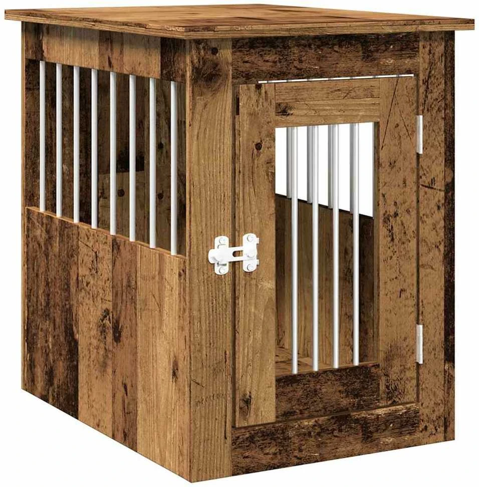 Dog Crate Baldai Senas medis 45x62x59 cm Inžinerinė mediena