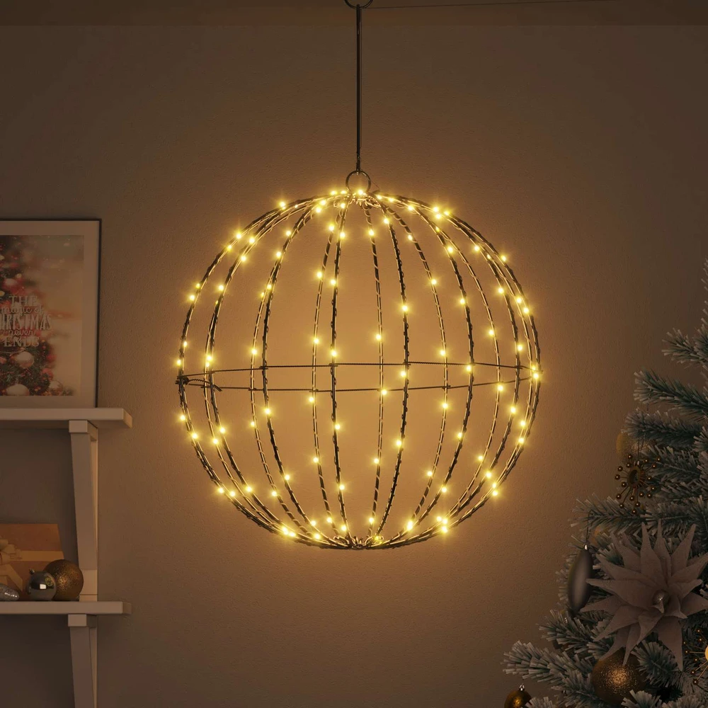 Dovana Šilta balta 50 x 50 x 52 cm Metalas 160 LED