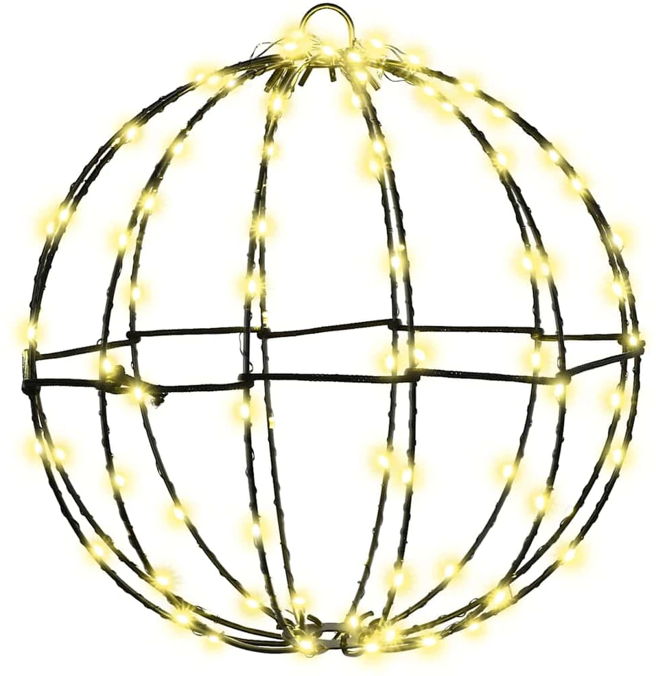 Dovana 2 vnt. Šilta balta 30 x 30 x 32 cm Metalas 192 LED