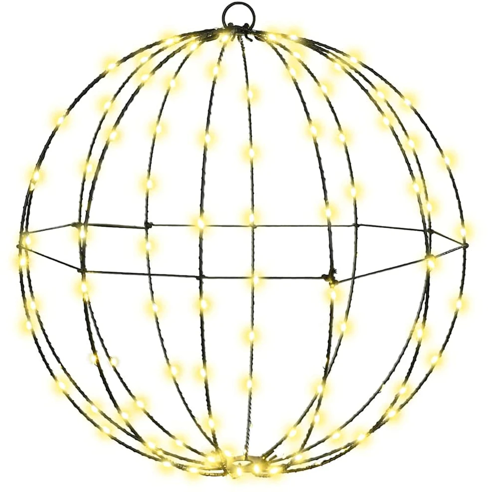 Dovana 2 vnt. Šilta balta 40 x 40 x 42 cm Metalas 192 LED