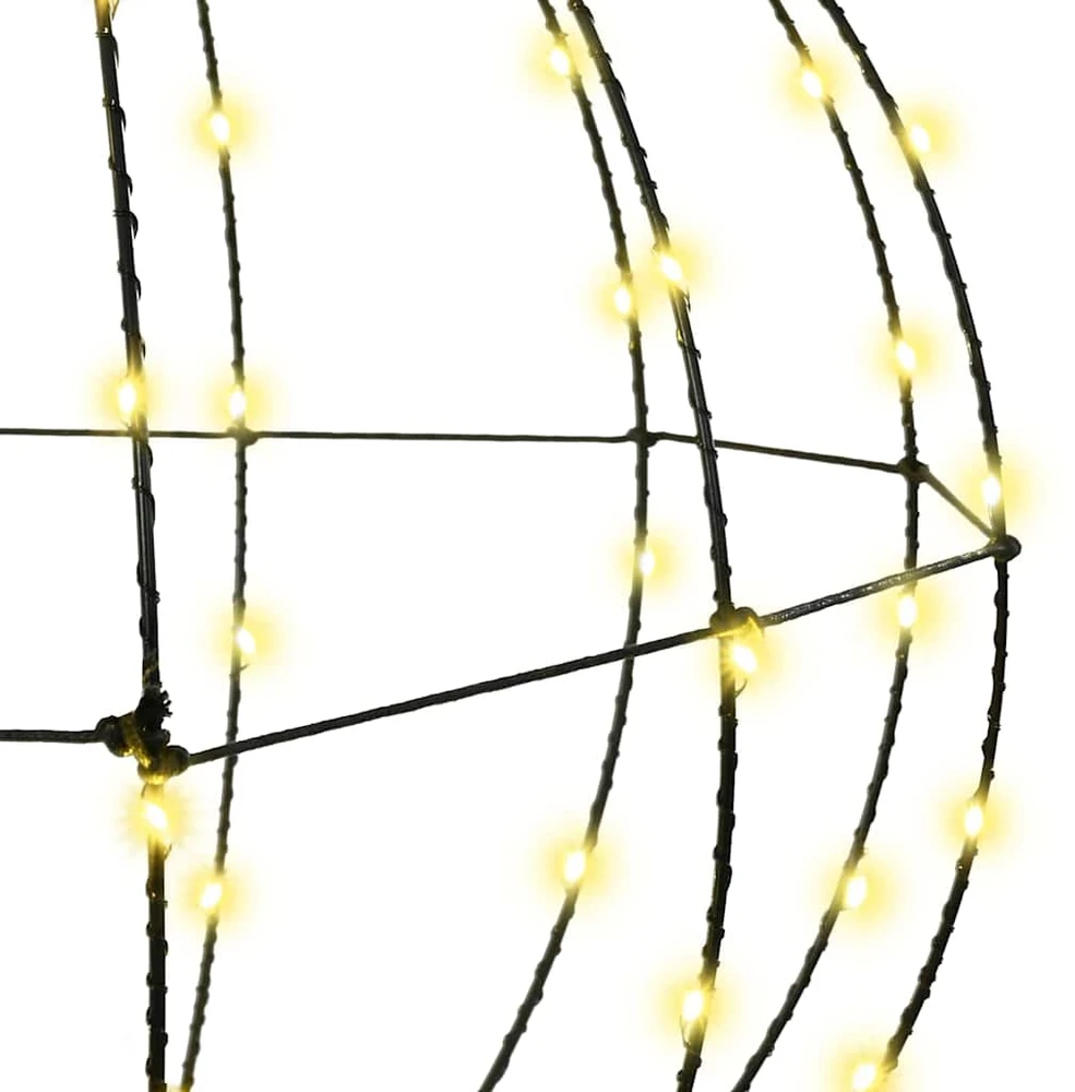 Dovana 2 vnt. Šilta balta 40 x 40 x 42 cm Metalas 192 LED