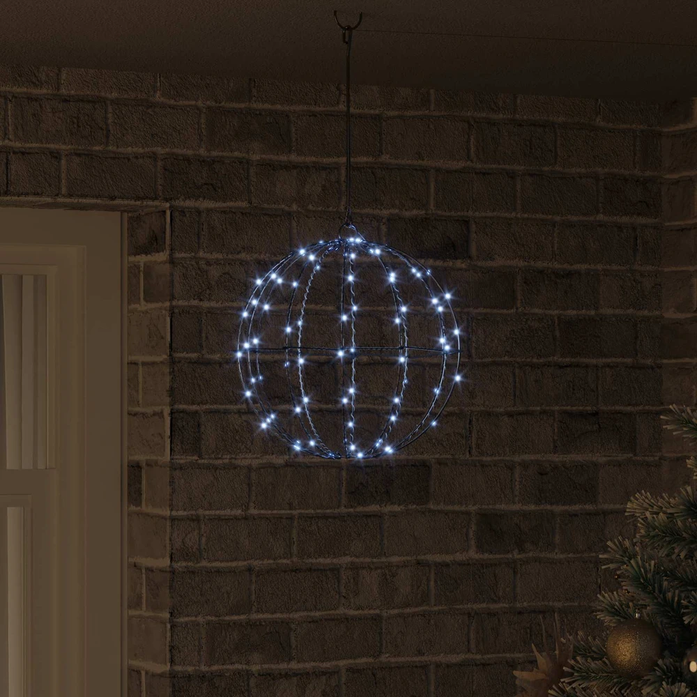 Dovana Šalta balta 30 x 30 x 32 cm Metalas 96 LED