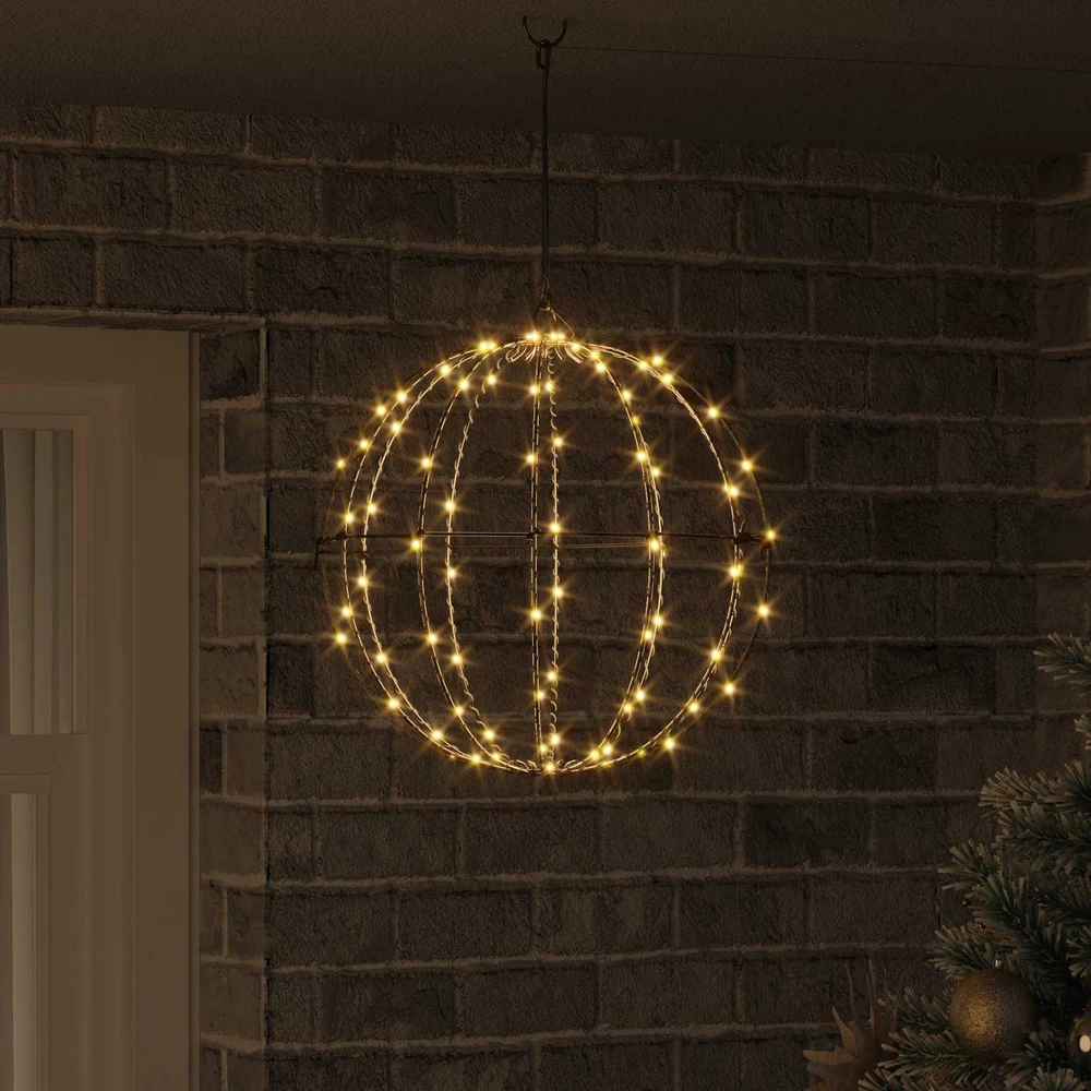 Dovana Šilta balta 40 x 40 x 42 cm Metalas 120 LED